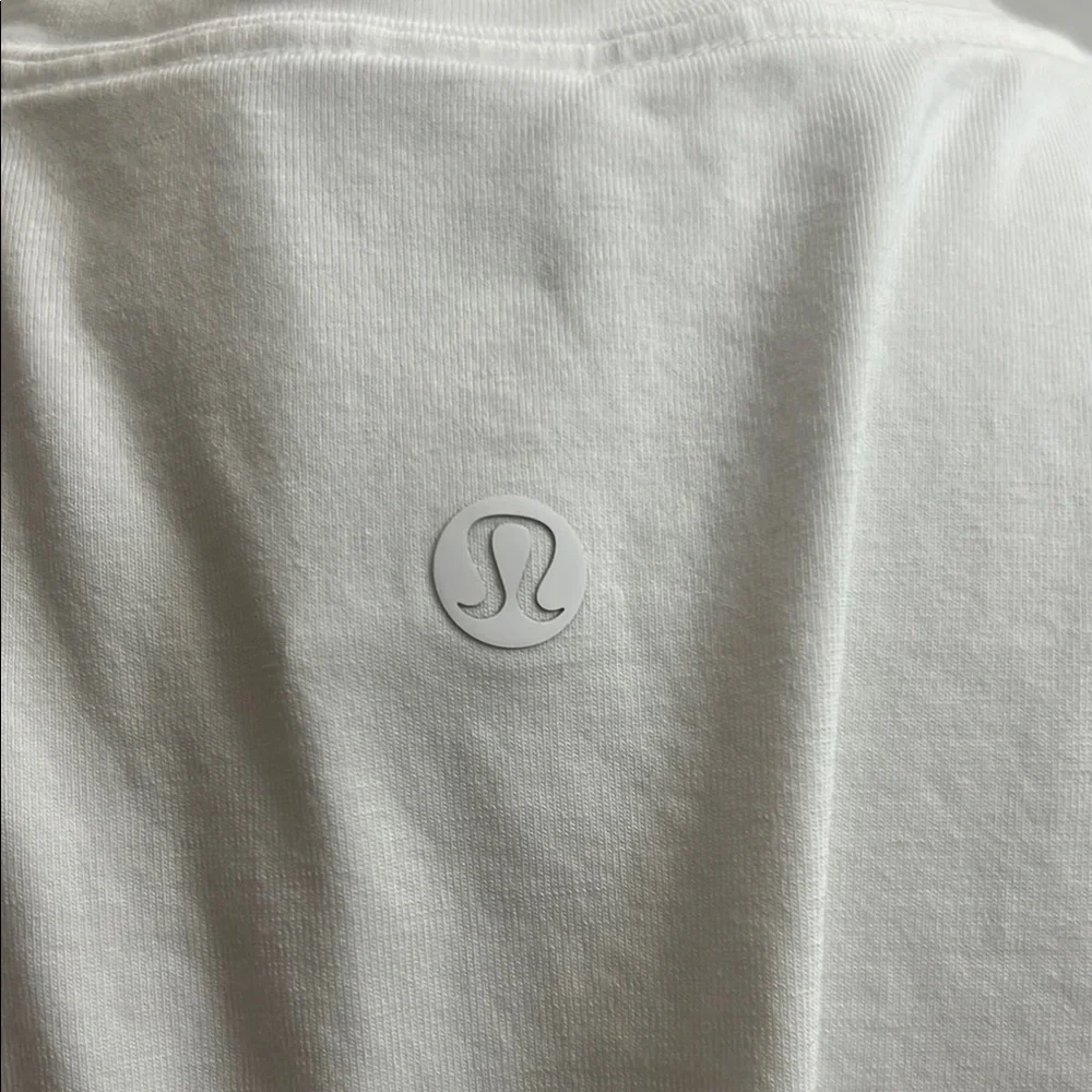 Lululemon White Short Sleeves Shirt